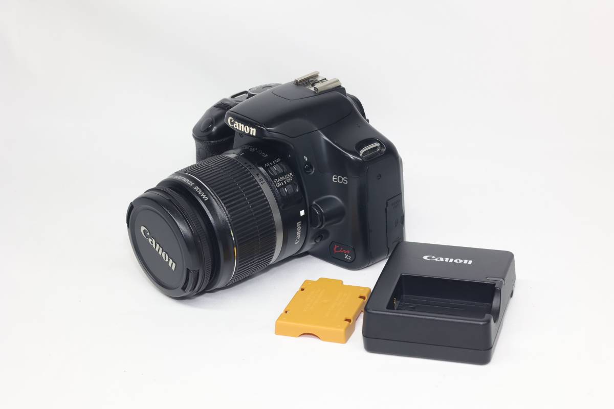 Canon 難あり Canon デジタル一眼レフカメラ EOS Kiss X2 レンズ