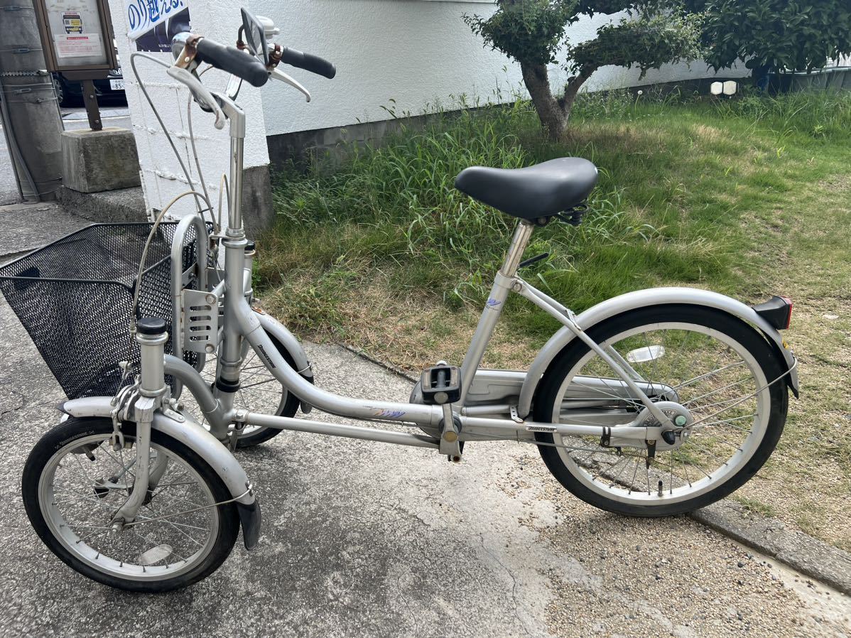 大人用三輪車 ブリジストンワゴン ミンナ （M.クリーン シルバー）