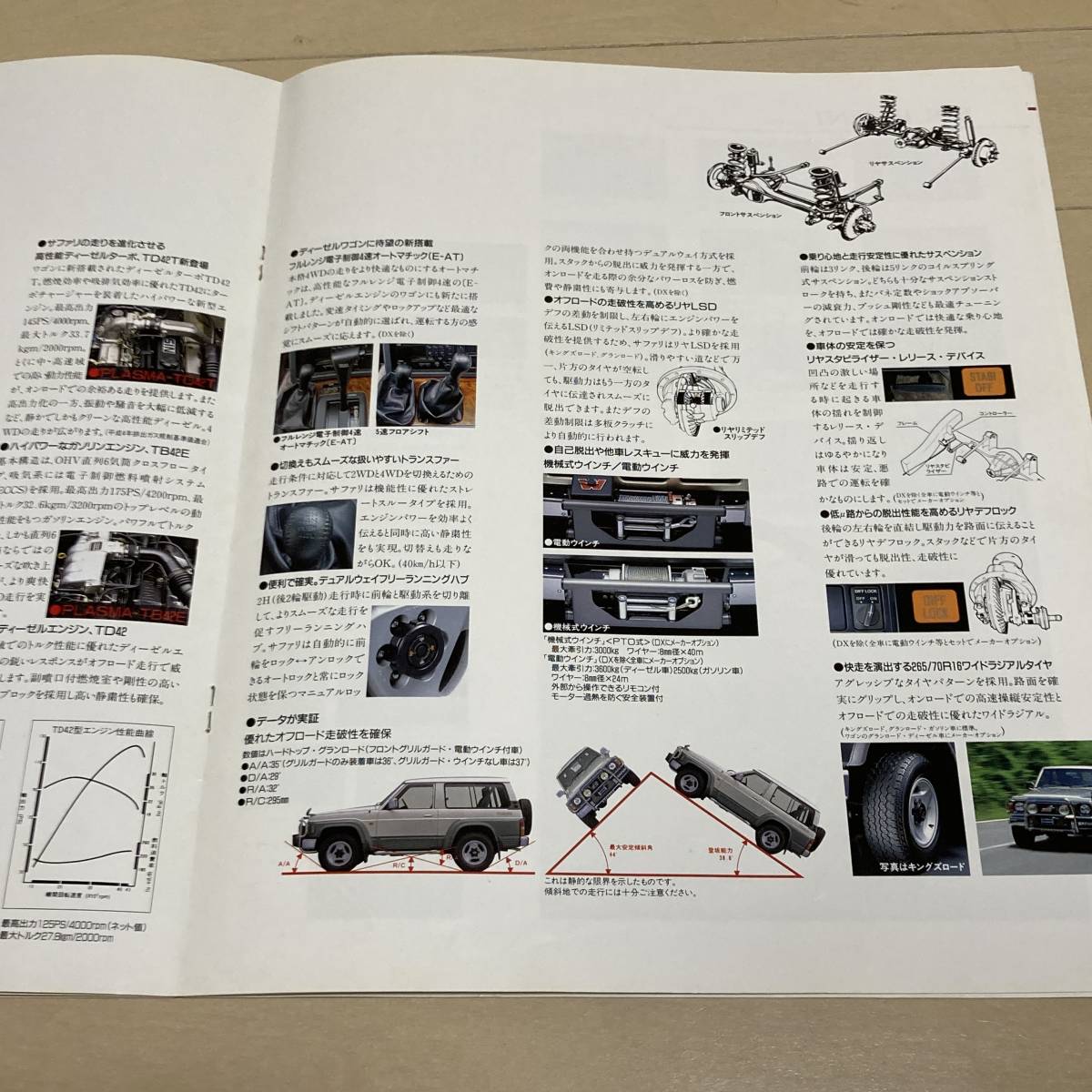 ☆絶版車カタログ☆1993年9月発行 Y60系後期 日産（ニッサン 
