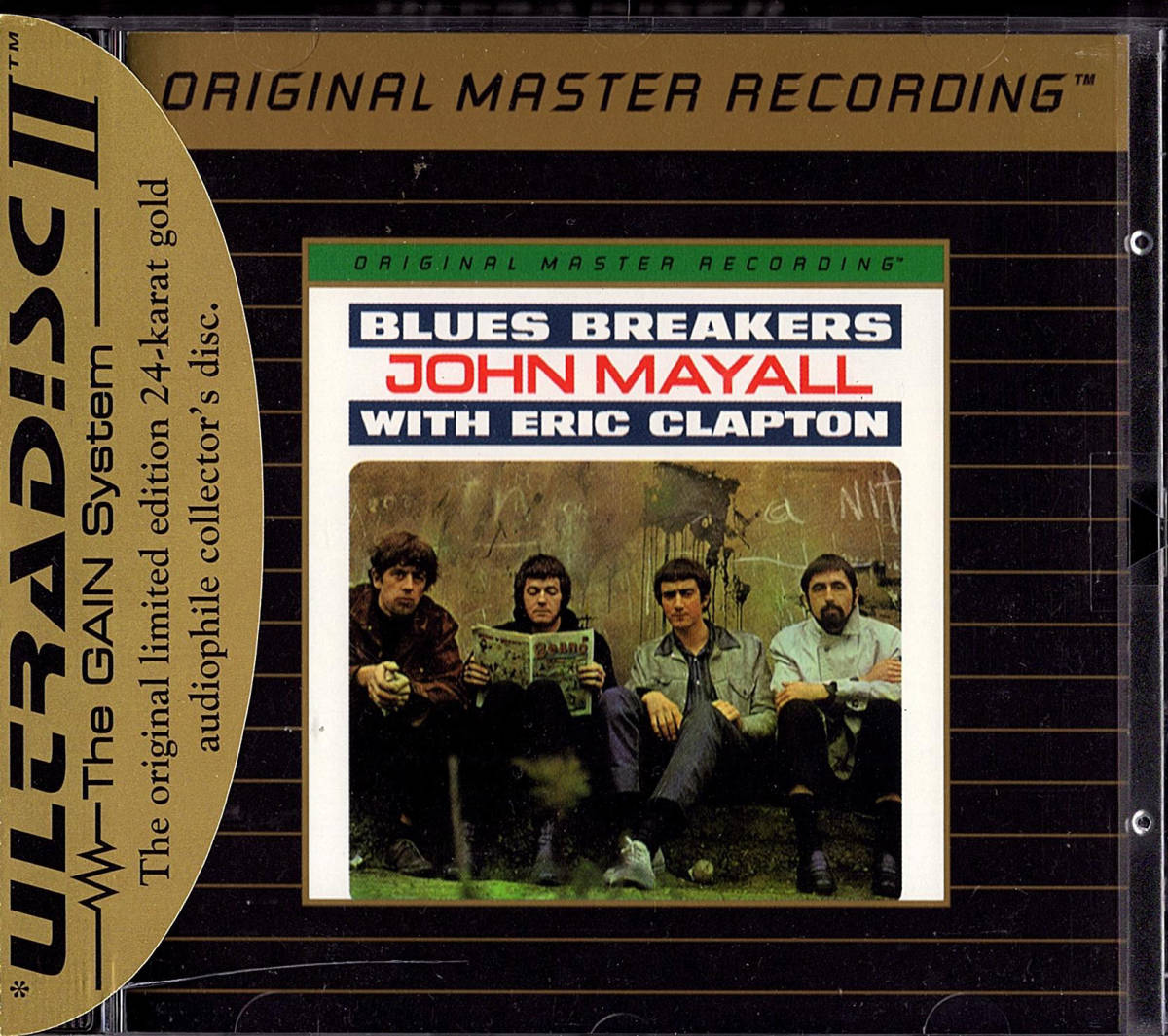 ◆24金ゴールド・ディスクCD◆高音質モービル◆John Mayall With Eric Clapton「Blues Breakers」Mobile Fidelity Sound Lab UDCD 616