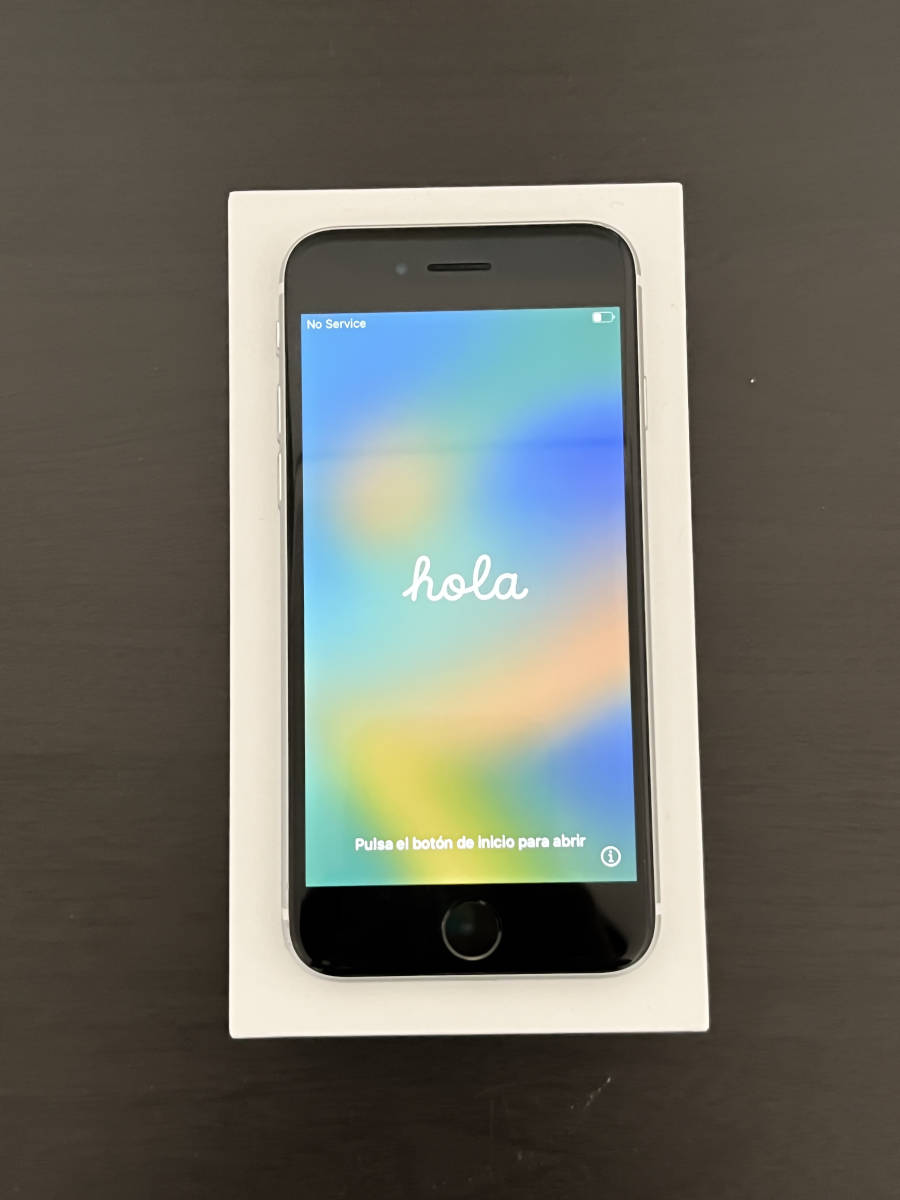 iPhone SE 第2世代 64GB SIMフリー ホワイト 箱付き イヤホン 充電器