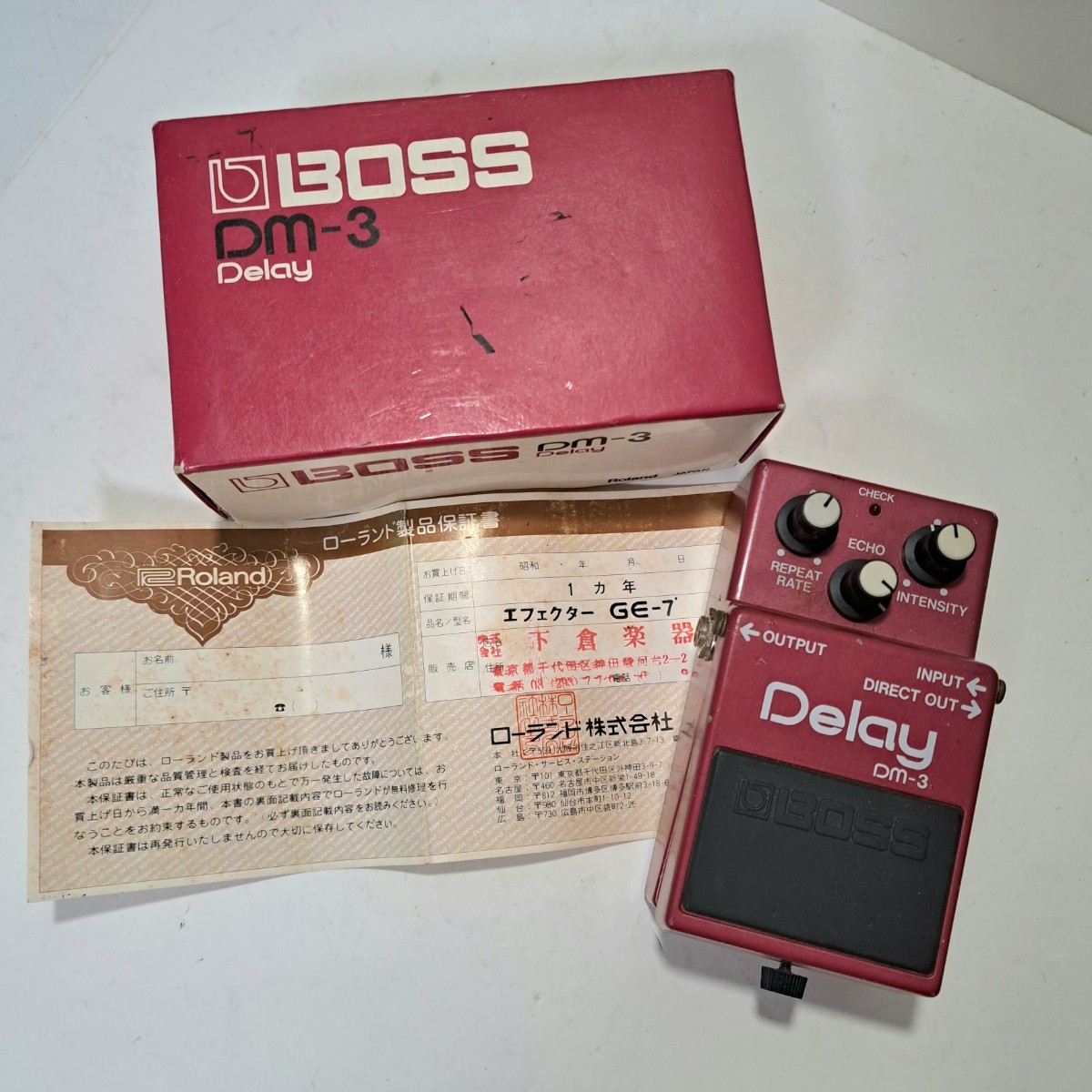 日本製 BOSS DM-3 アナログディレイ 公式通販