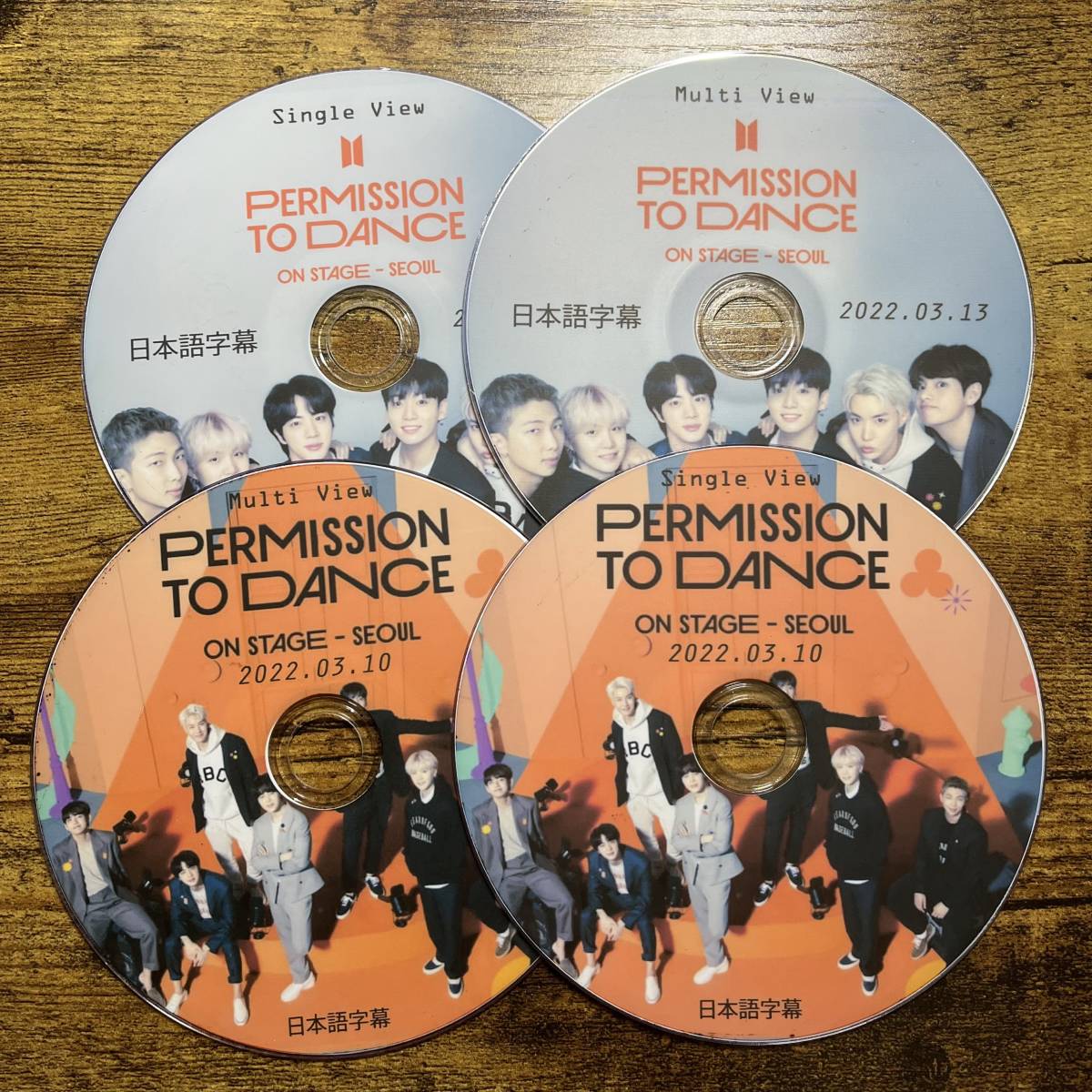 K-POP DVD] BTS PERMISSION TO DANCE ON STAGE - SEOUL Single + Multi