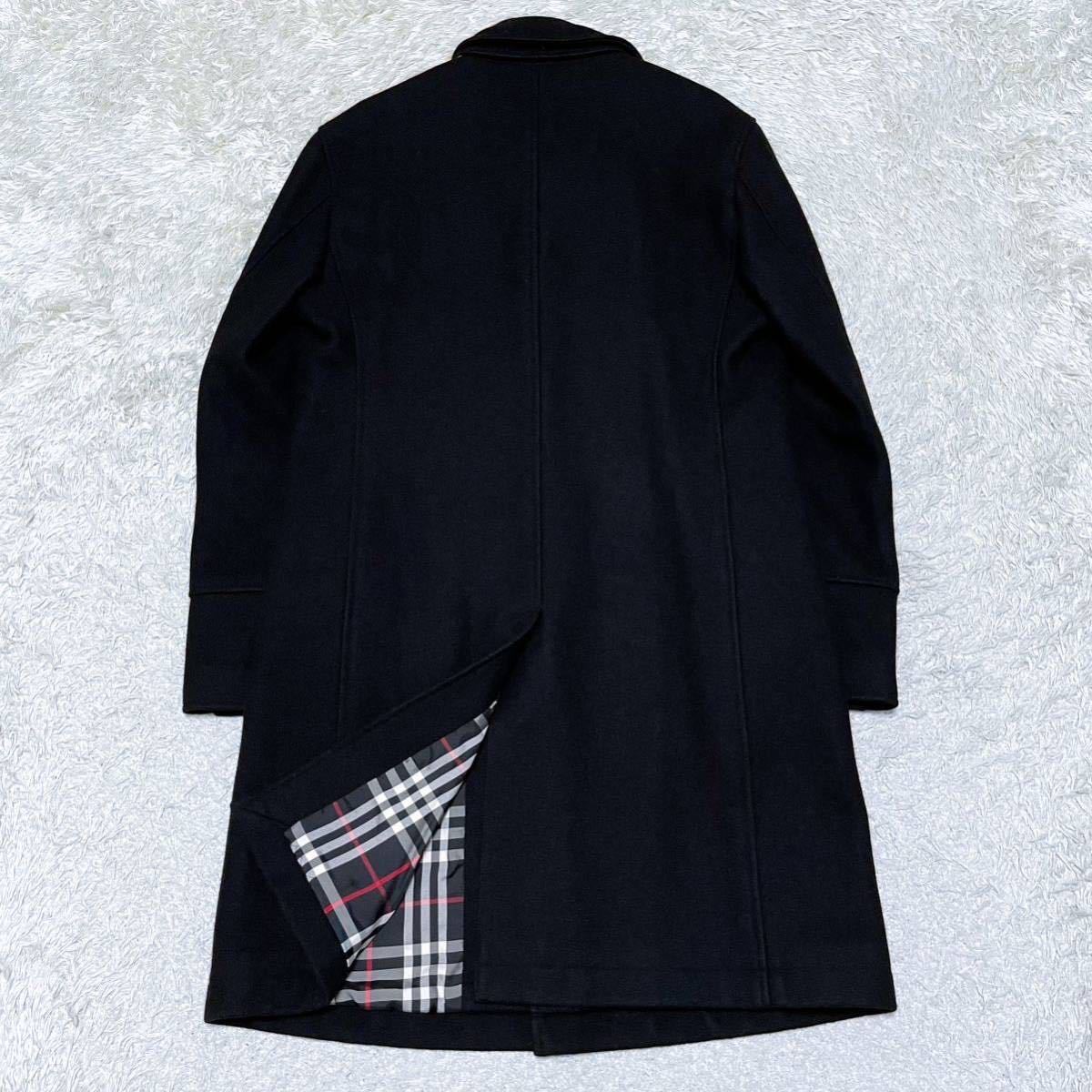 極美品 バーバリーブラックレーベル BURBERRY BLACK LABEL ラムウール 