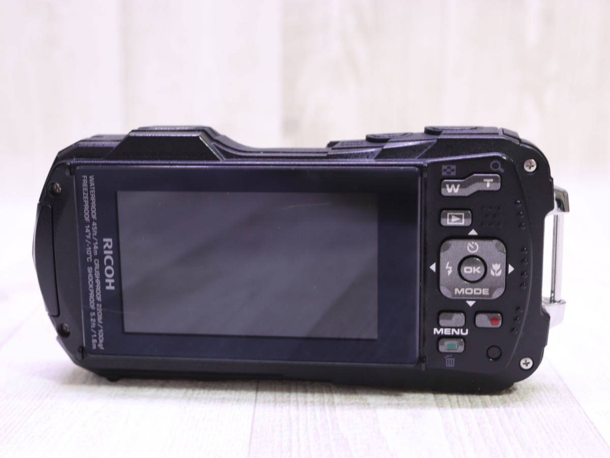 100. RICOH WG-40W ・ブルー ・ 2.7型ワイド・約1600万画素・光学5倍