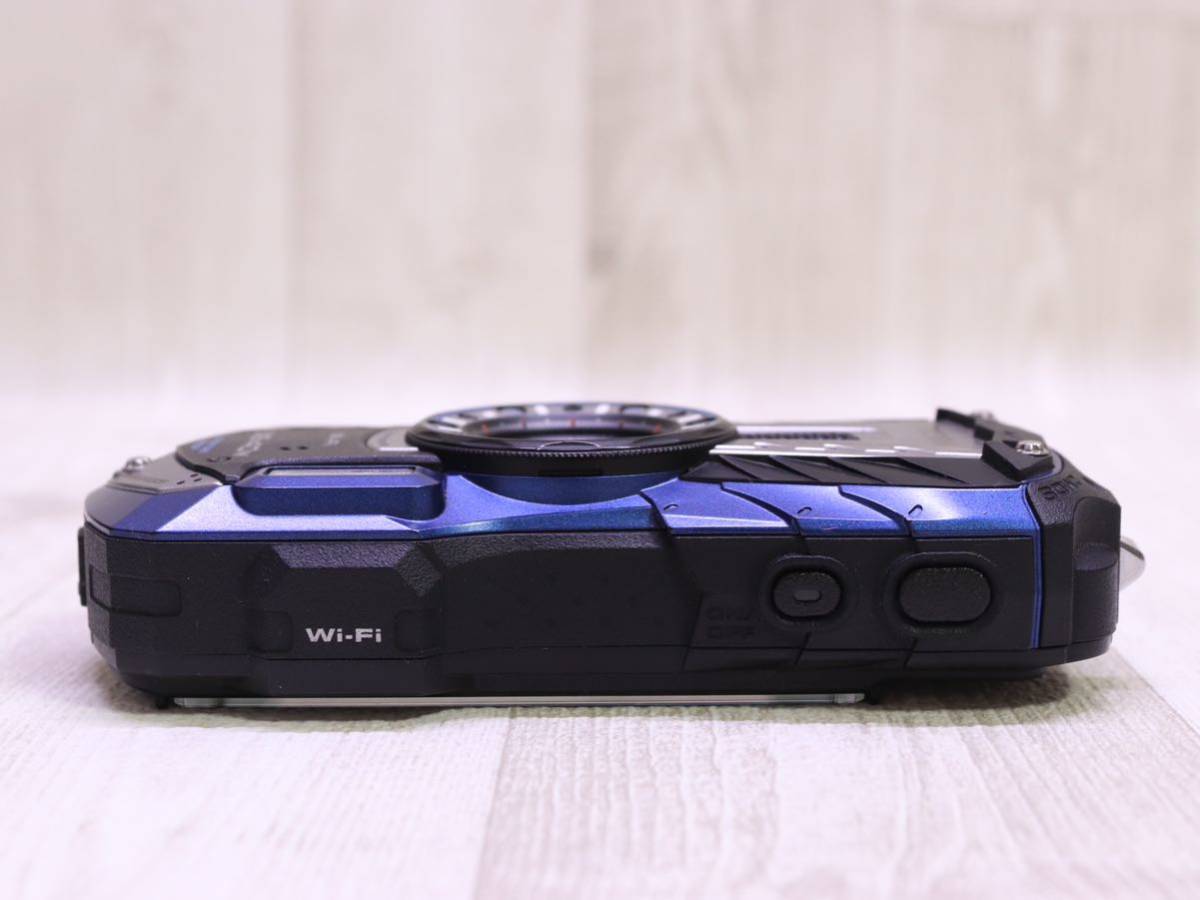 100. RICOH WG-40W ・ブルー ・ 2.7型ワイド・約1600万画素・光学5倍