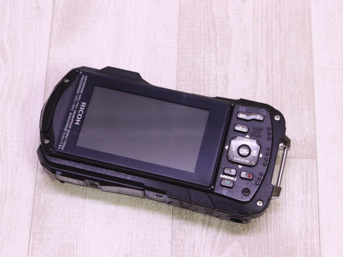 100. RICOH WG-40W ・ブルー ・ 2.7型ワイド・約1600万画素・光学5倍