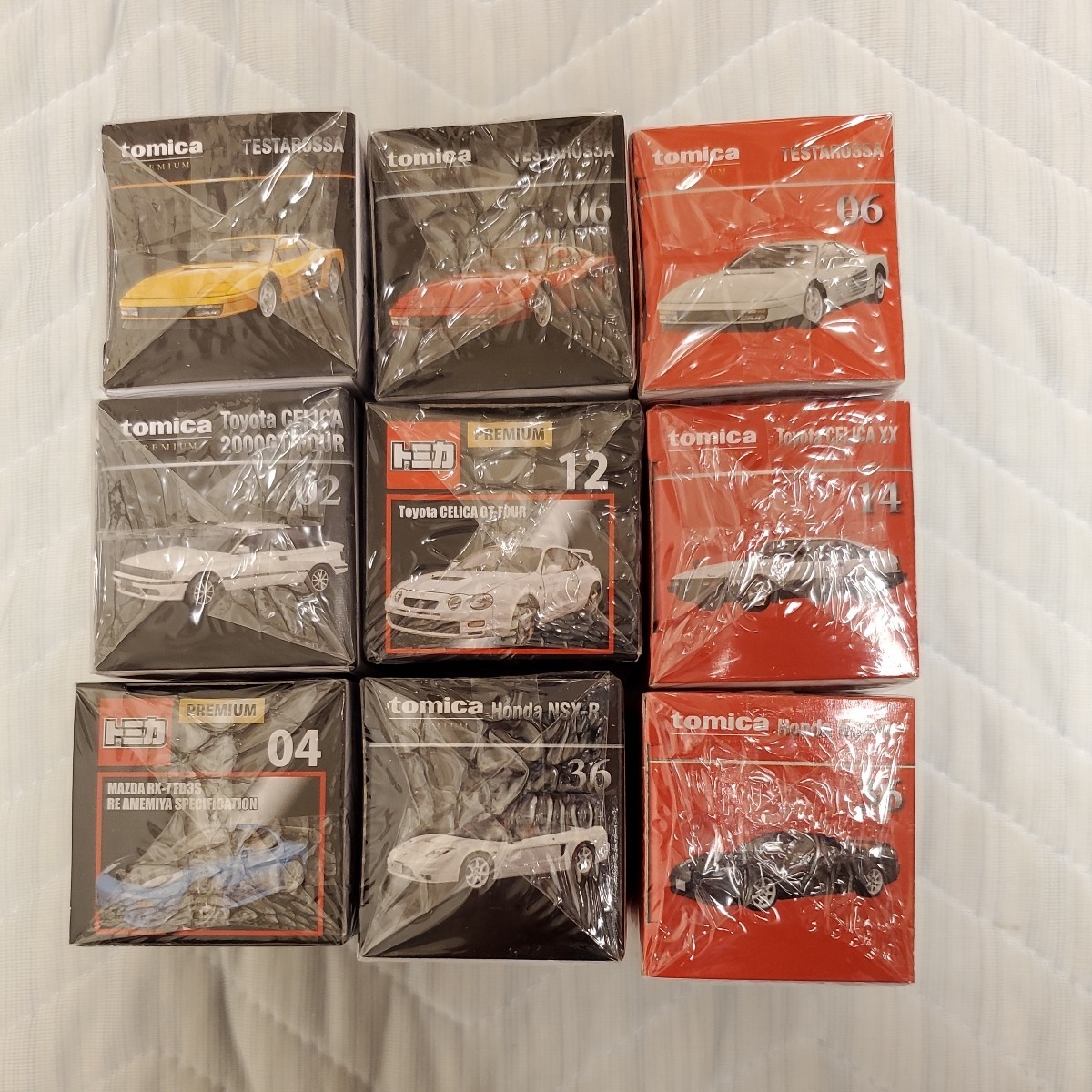 トミカプレミアム 廃盤 発売記念仕様9台セット NSX-R セリカ セリカGT