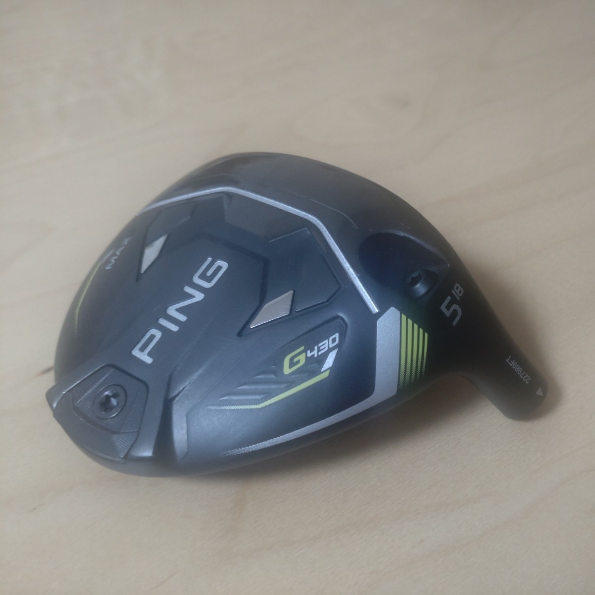 美品 PING G430 MAX 5W 15゜ヘッドのみ ヘッドカバー付