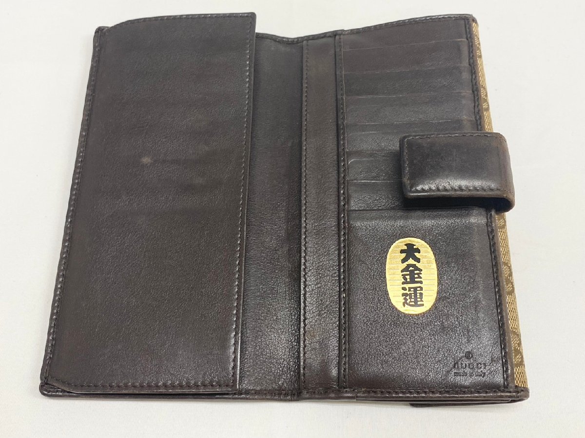 ◇◇GUCCI グッチ GGキャンバス 長財布 257012.0959 長財布 ウォレット 