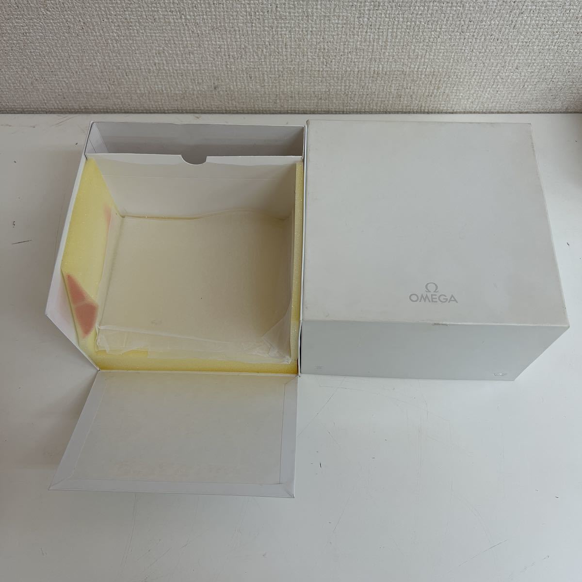 OMEGA オメガ 空箱 BOX ボックス 外箱 時計 コマ有 駒 メンズ ケース 
