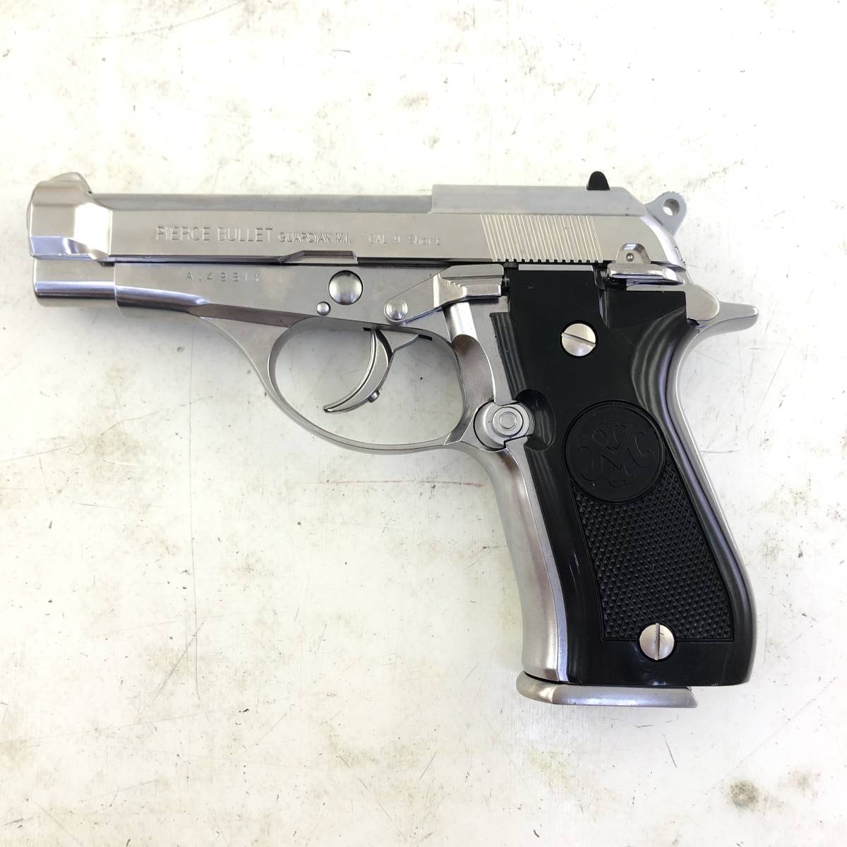 モデルガン マルシン M84 シルバーABS 組立済み 中古 マルシン モデル