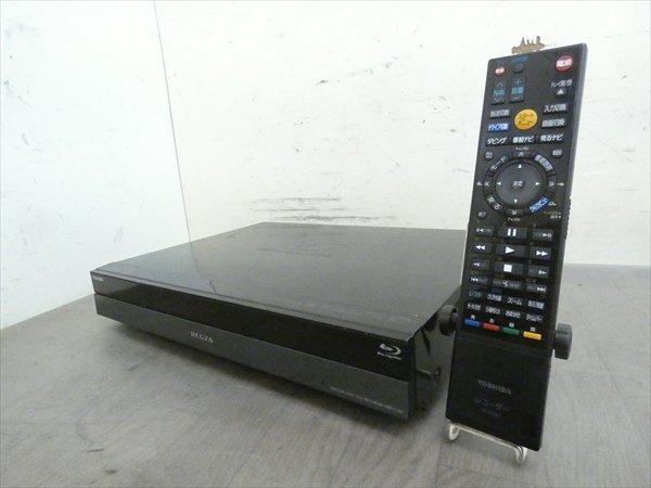 2TB☆11年☆東芝/REGZA☆HDD/BDレコーダー☆DBR-Z160☆リモコン付☆2番組同時録画☆3D対応機 管CX13102