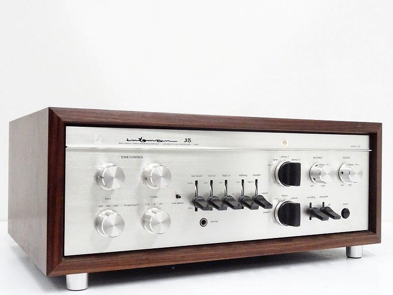 L-38 プリメインアンプ ウッド調 ラックスマン LX38 真空管式プリメインアンプ | SwingAudio Shop