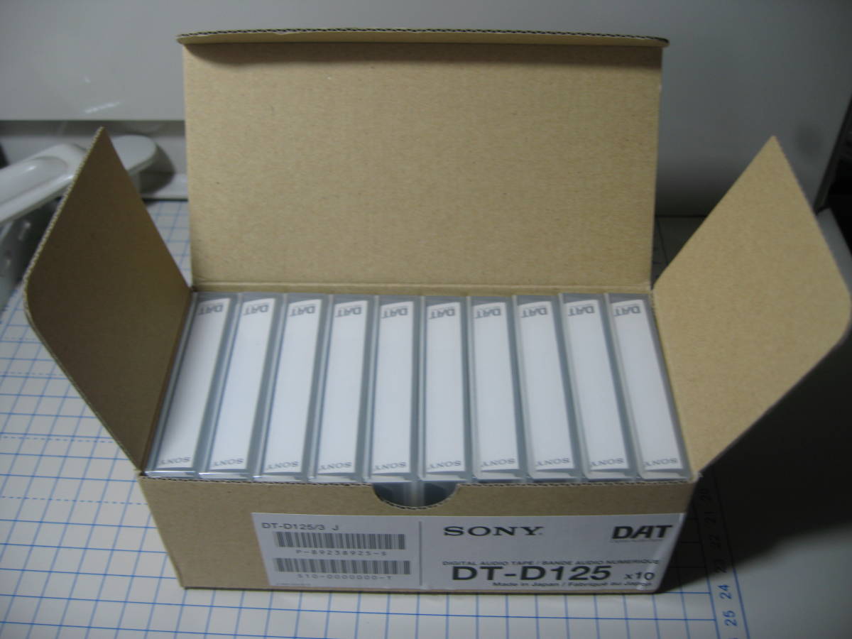 SONY DAT DT-D125　６巻 SONY DT-D125 DAT 6巻 当店在庫してます！ DT-D15 未使用 プロ