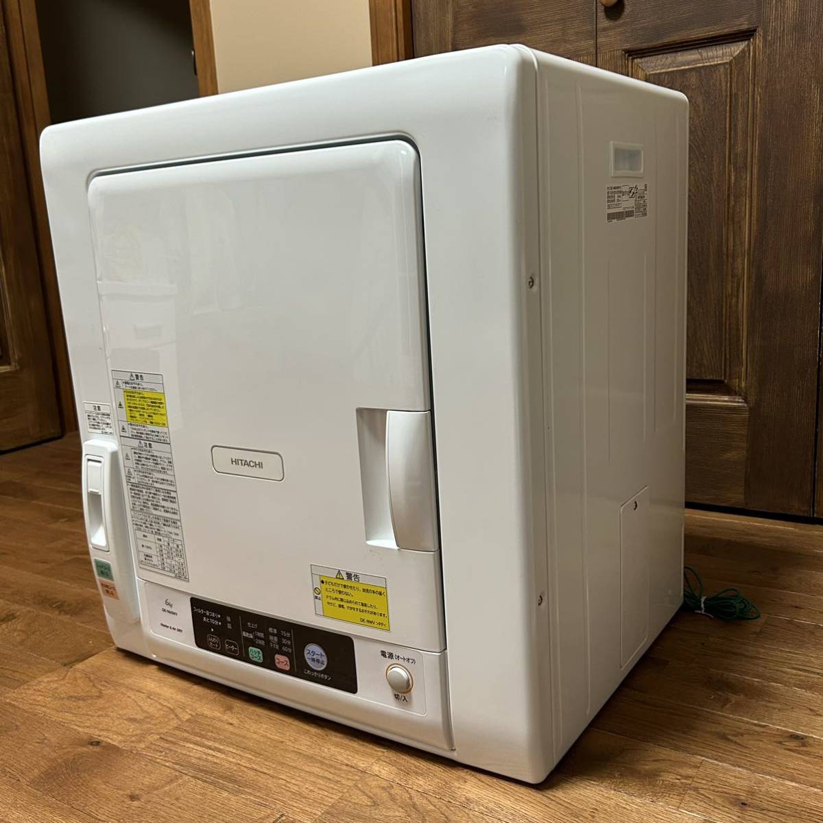 ☆HITACHI / 日立 衣類乾燥機 DE-N60WV(W) ピュアホワイト （乾燥容量