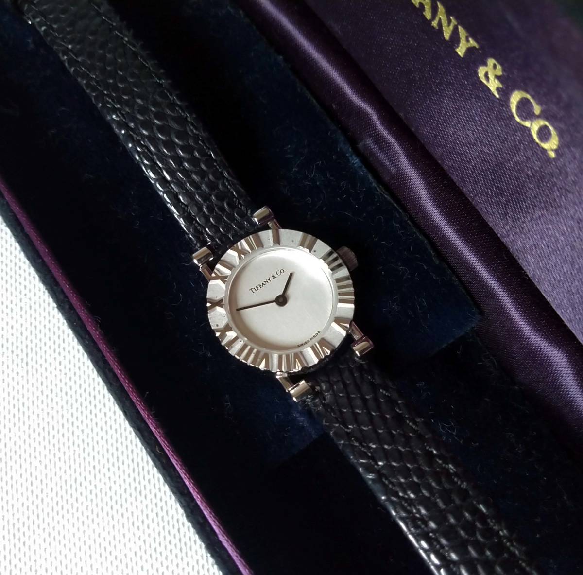 TIFFANY&Co. ティファニー S0640 65.137 アトラス クォーツ 腕時計 銀