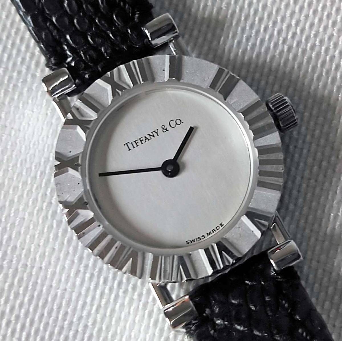 TIFFANY&Co. ティファニー S0640 65.137 アトラス クォーツ 腕時計 銀