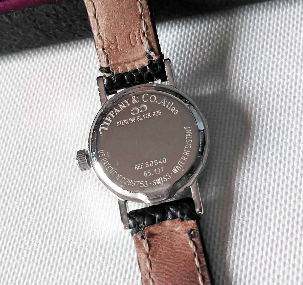 TIFFANY&Co. ティファニー S0640 65.137 アトラス クォーツ 腕時計 銀