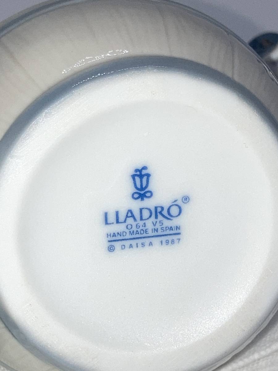 LLADRO リヤドロ 5455 HAND MADE IN SPAIN きれいにしましょうね 陶器