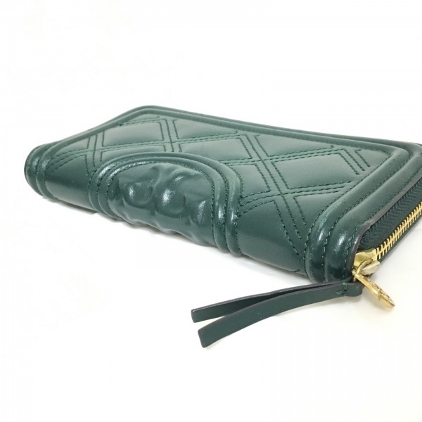 トリーバーチ TORY BURCH 長財布 - レザー ダークグリーン 