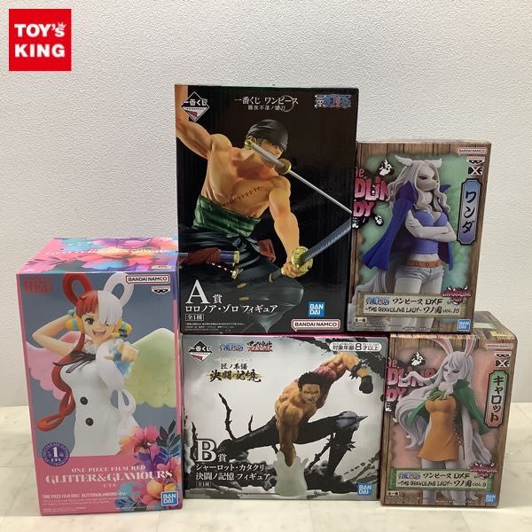 1円〜 未開封含 ONE PIECE 一番くじ A賞 ロロノア・ゾロ フィギュア GLITTER & GLAMOURS ウタ DXF THE GRANDLINE LADY ワンダ他