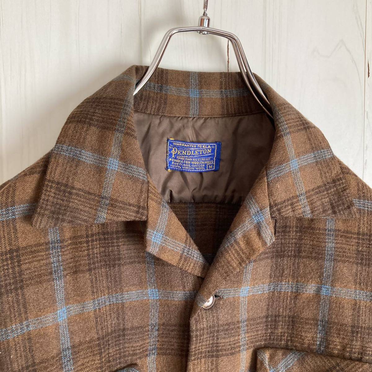 美品 50s PENDLETON ペンドルトン ヴィンテージウールシャツ M vintage 