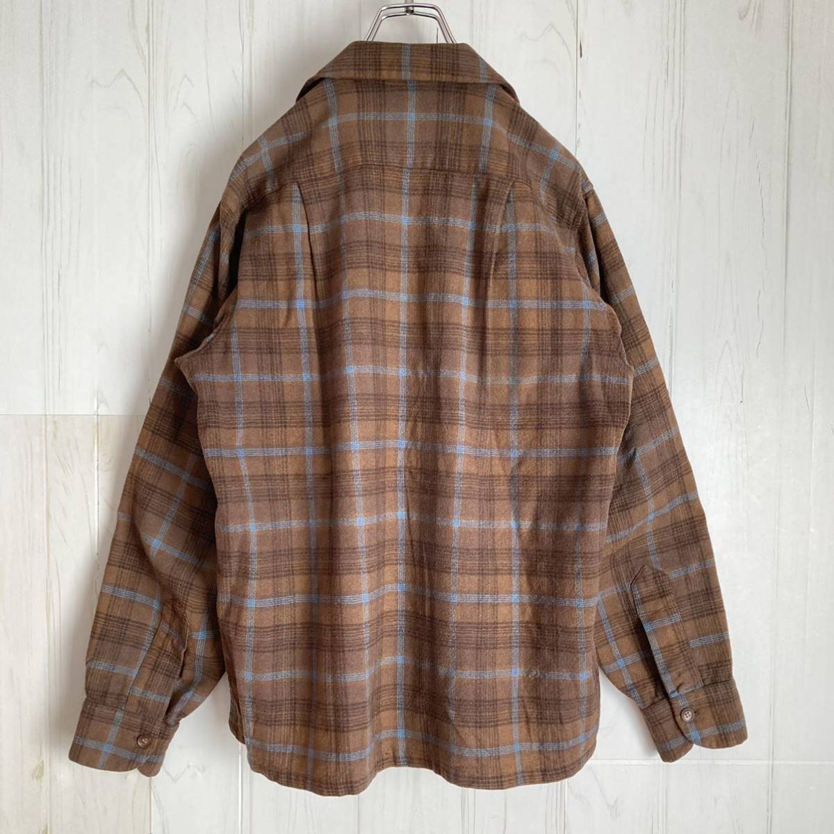 美品 50s PENDLETON ペンドルトン ヴィンテージウールシャツ M vintage 