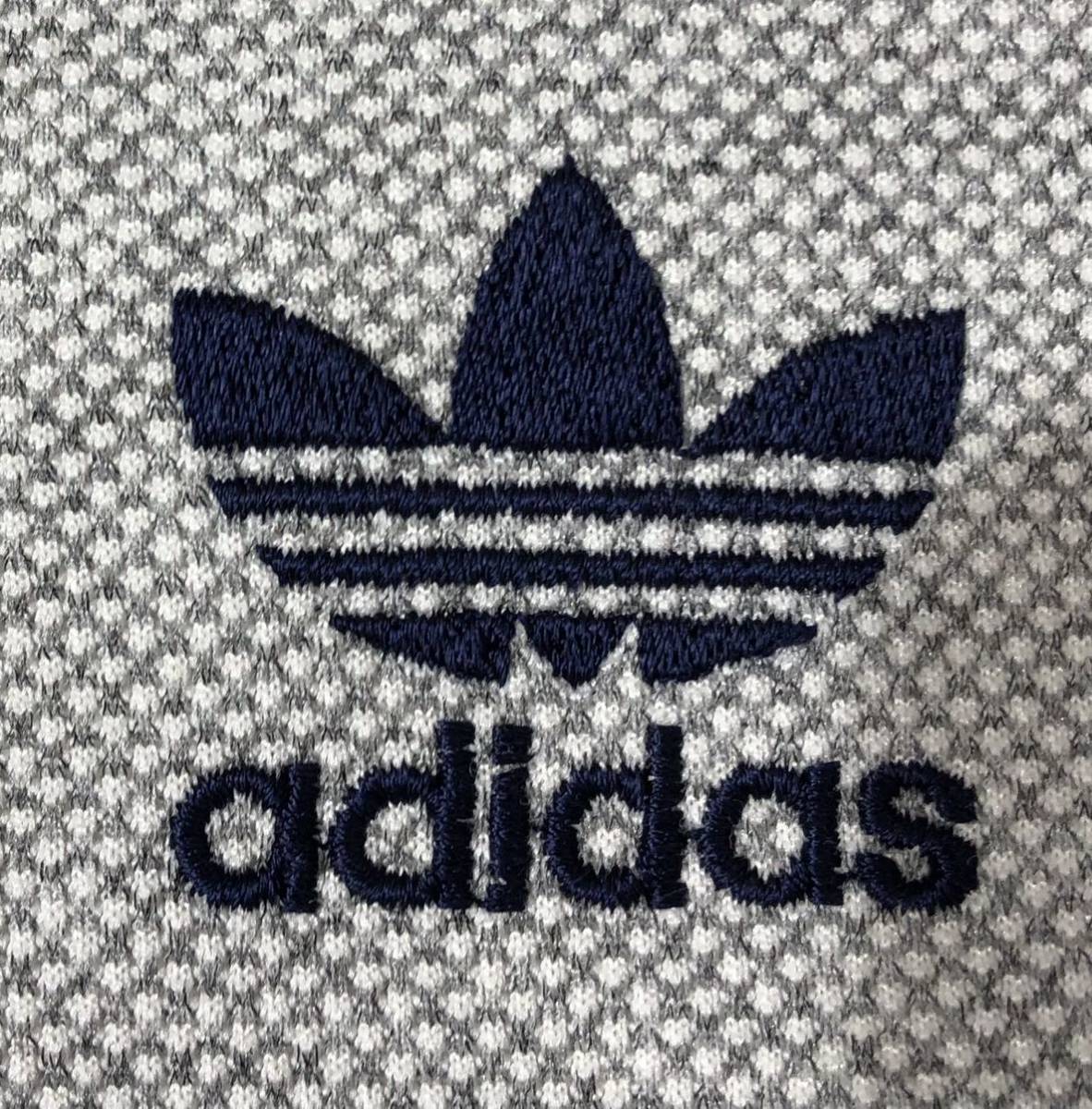 90s ヴィンテージ □ adidas アディダス □ トレフォイル ロゴ 刺繍