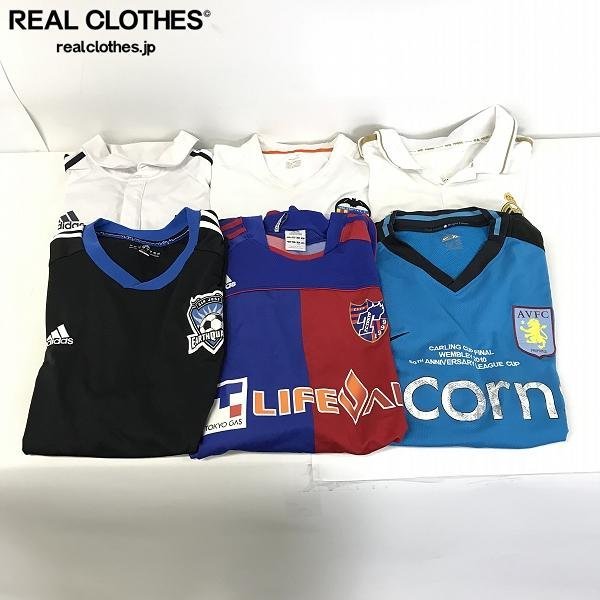 【おまとめ】NIKE/ナイキ adidas/アディダス FC東京/サンノゼ・アースクエイクス/アストンヴィラ 等 ユニフォーム シャツ /080
