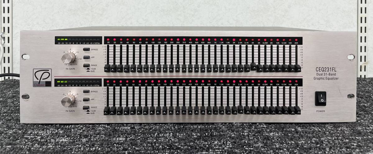 【ジャンク】Classic Pro　グラフィックイコライザー　CEQ231FL