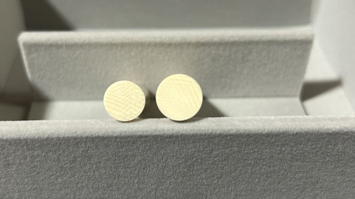 特選印材　象牙調 印材　10.5ミリ、12ミリセット