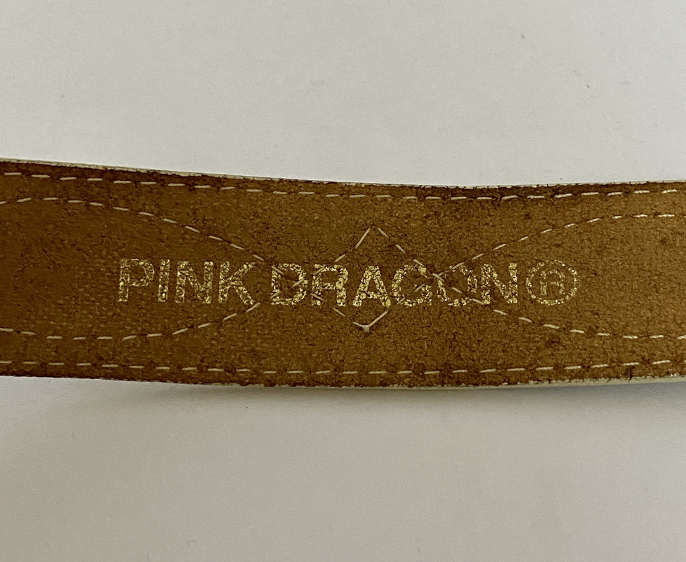 激レア 90s 当時物 ピンクドラゴン レザー 装飾 ウエスタン ベルト ① 激レア 90s 当時物 ピンクドラゴン レザー 装飾 ウエスタン ベルト ①