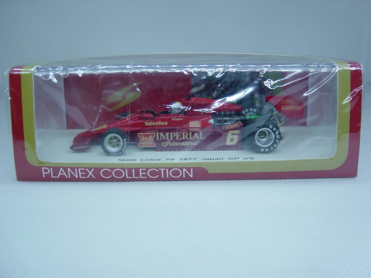送料350円～ spark 1/43 Lotus 78 Japan GP 1977 #6 G.Nilsson ロータス ニルソン 日本GP タバコデカール IMPERIAL インペリアル仕様