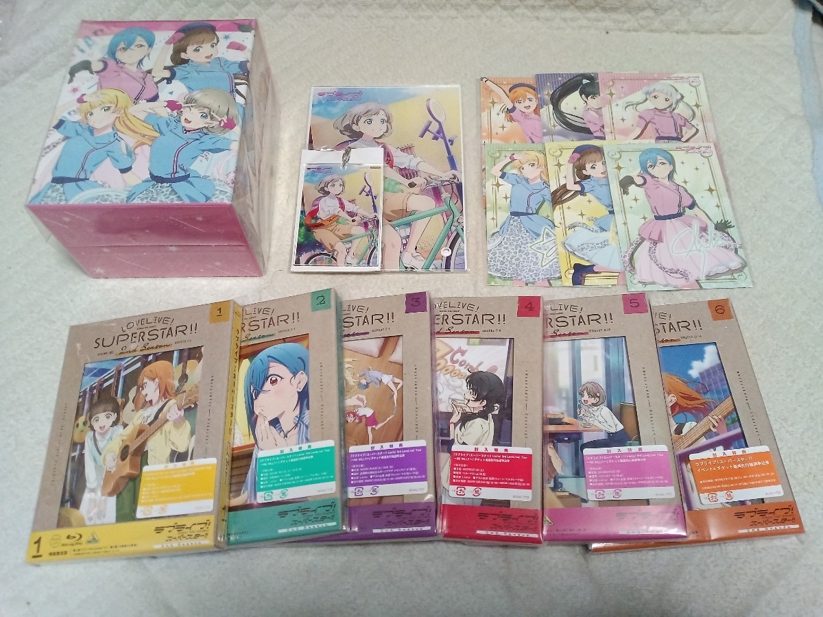 ラブライブ!スーパースター!! 2nd Season Blu-ray 1〜6 特典セット
