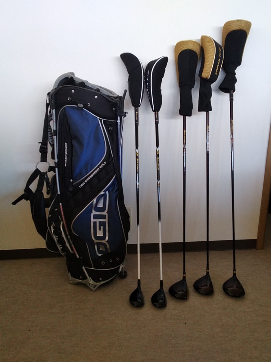 # OGIO オジオ キャディーバック ORLIMAR オリマー ORM-707F ORM-500U ゴルフクラブ ヤフオクのみ出品 必ず商品説明必読