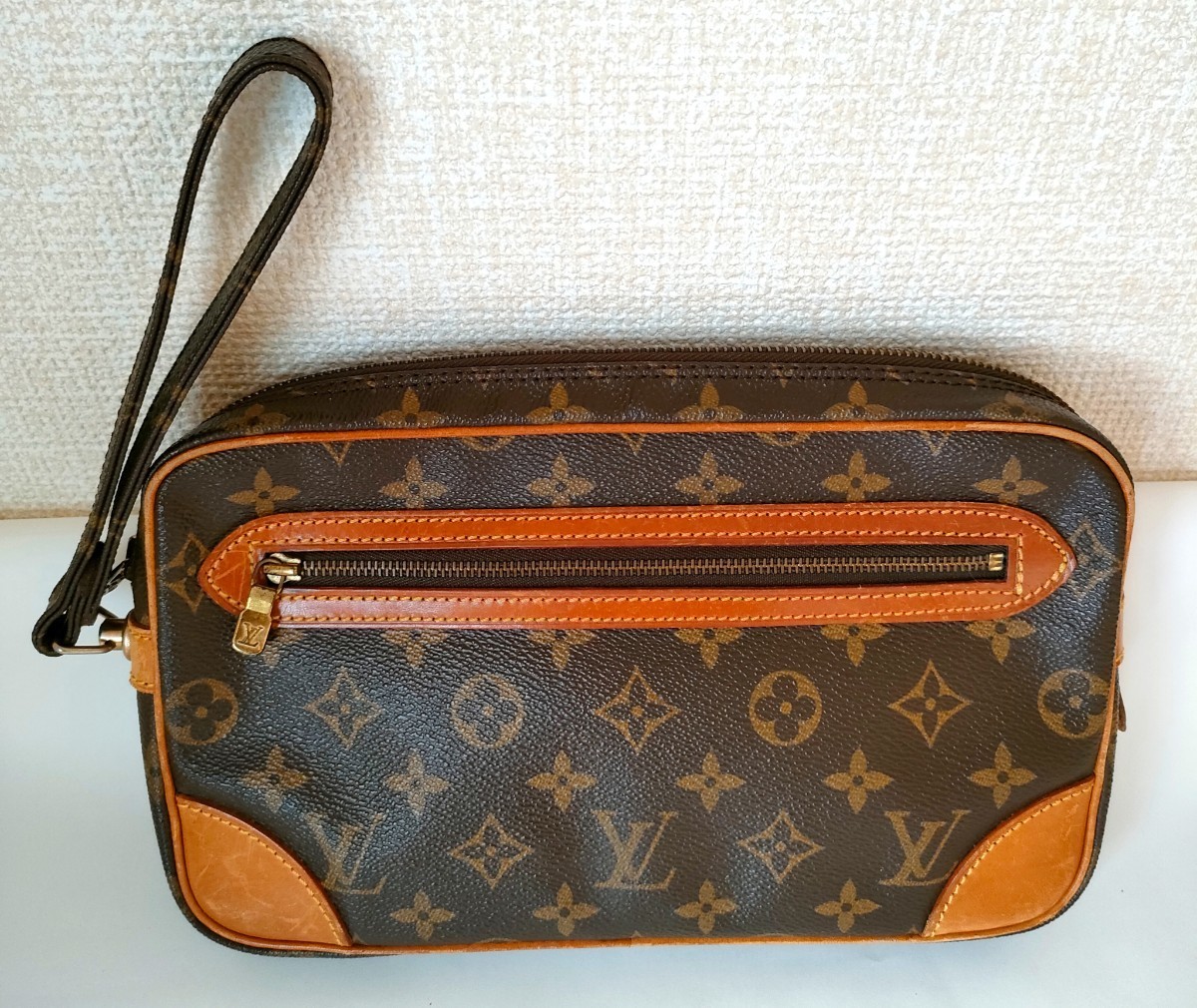 【LOUIS VUITTON】ルイヴィトン マルリードラゴンヌ セカンドバッグ モノグラム レディース メンズ ユニセックス クラッチ ポーチ ブラウン