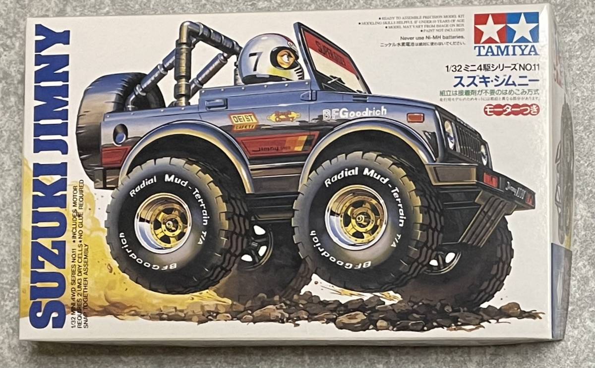 タミヤ 1/32 ミニ四駆シリーズ NO.11 スズキ・ジムニー モーター付き 未組立
