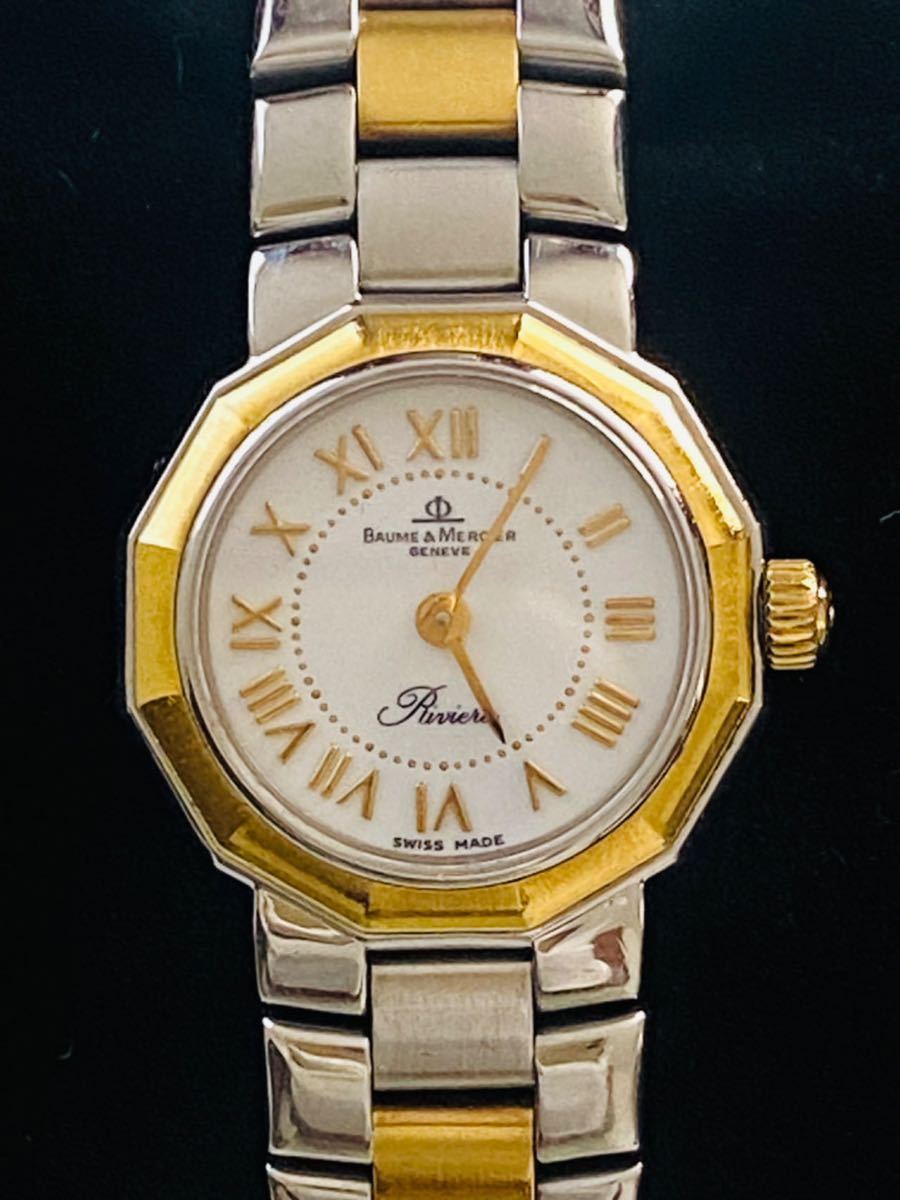 Baume&mercier ボーム&メルシエ Riviera リビエラ watch 腕時計 lady's