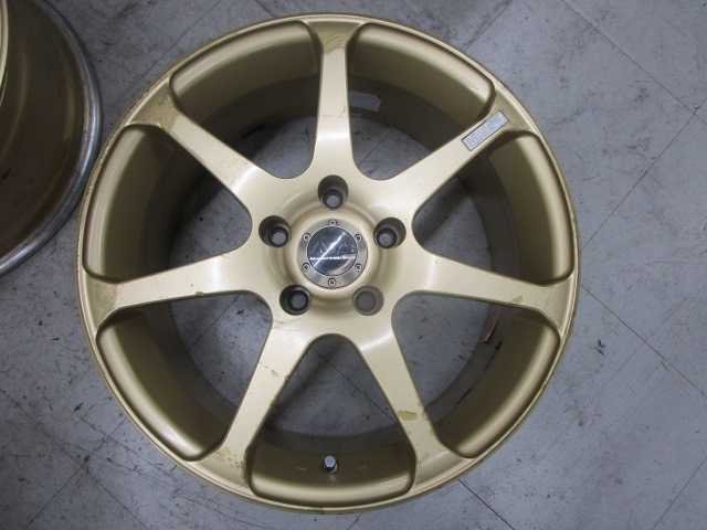 ヨコハマ AVS モデル7 17インチアルミホイール 4本 7J 5穴 114.3 +50