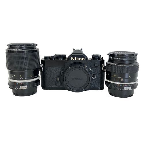 Nikon/ニコン】FM ボディ/35mm 1:2 レンズ/43-86mm 1:3.5 レンズ/一眼
