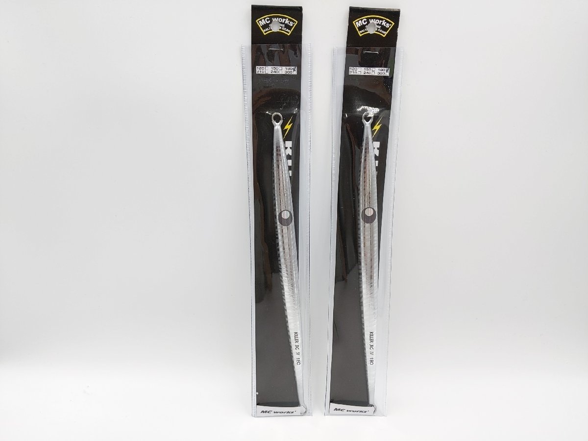 管72053)新品未使用 MCワークス キラージグⅣ 180g 2点セット