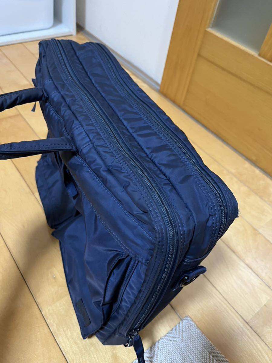 希少激レア ヘッドポーター マスターネイビー 3WAYブリーフケース 2層式　