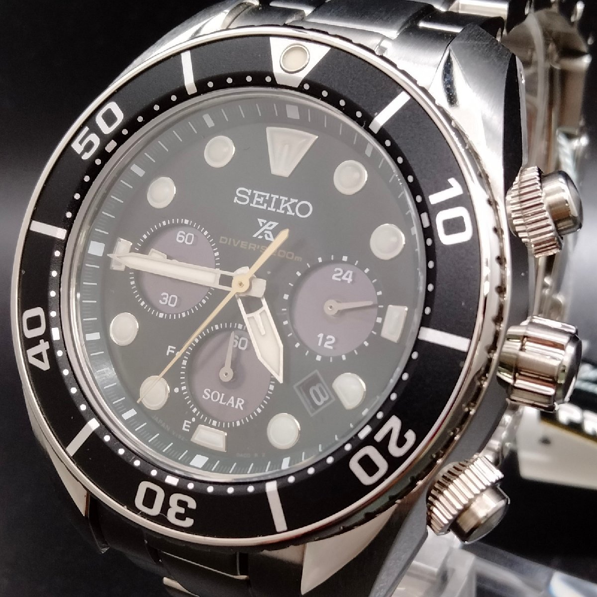 セイコー Seiko 腕時計 動作品 V192-0AD0(プロスペックス) メンズ 未使用 3711861
