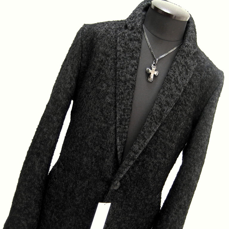 5.4万 新品 ハイストリート チェスターコート L イタリア MARZOTTO
