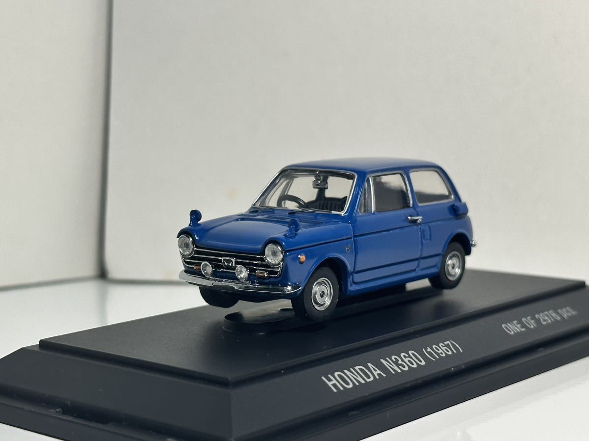 EBBRO 1/43 ホンダ N360 TS 1967 青 エブロ ミニカー エヌコロの入札