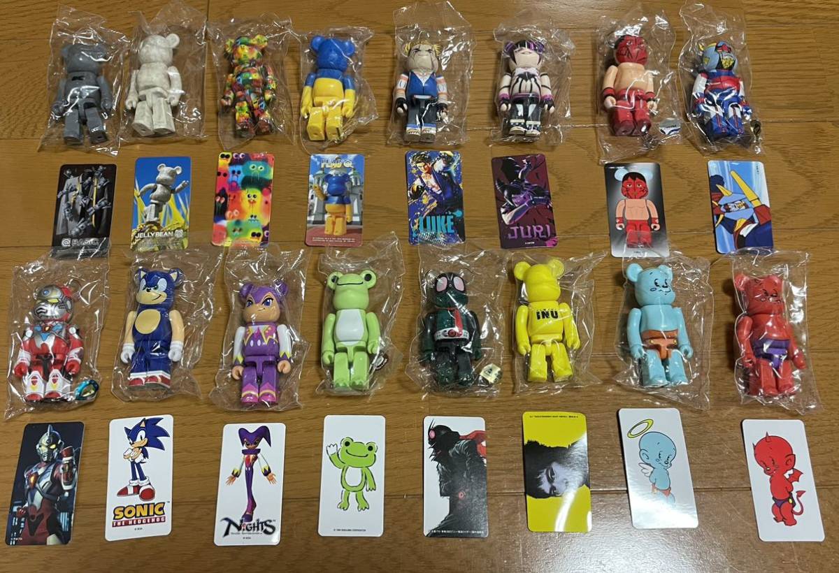 ベアブリック シリーズ46 BE@RBRICK 16体セット　シン仮面ライダー　ソニック　ナイツ　グレートムタ　ウクライナ　ライディーン　secret込