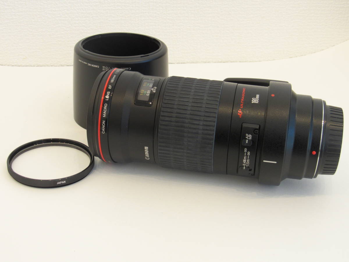 ☆ CANON MACRO EF 180mm F3.5 L ULTRASONIC ☆ レンズ外観に目立つ