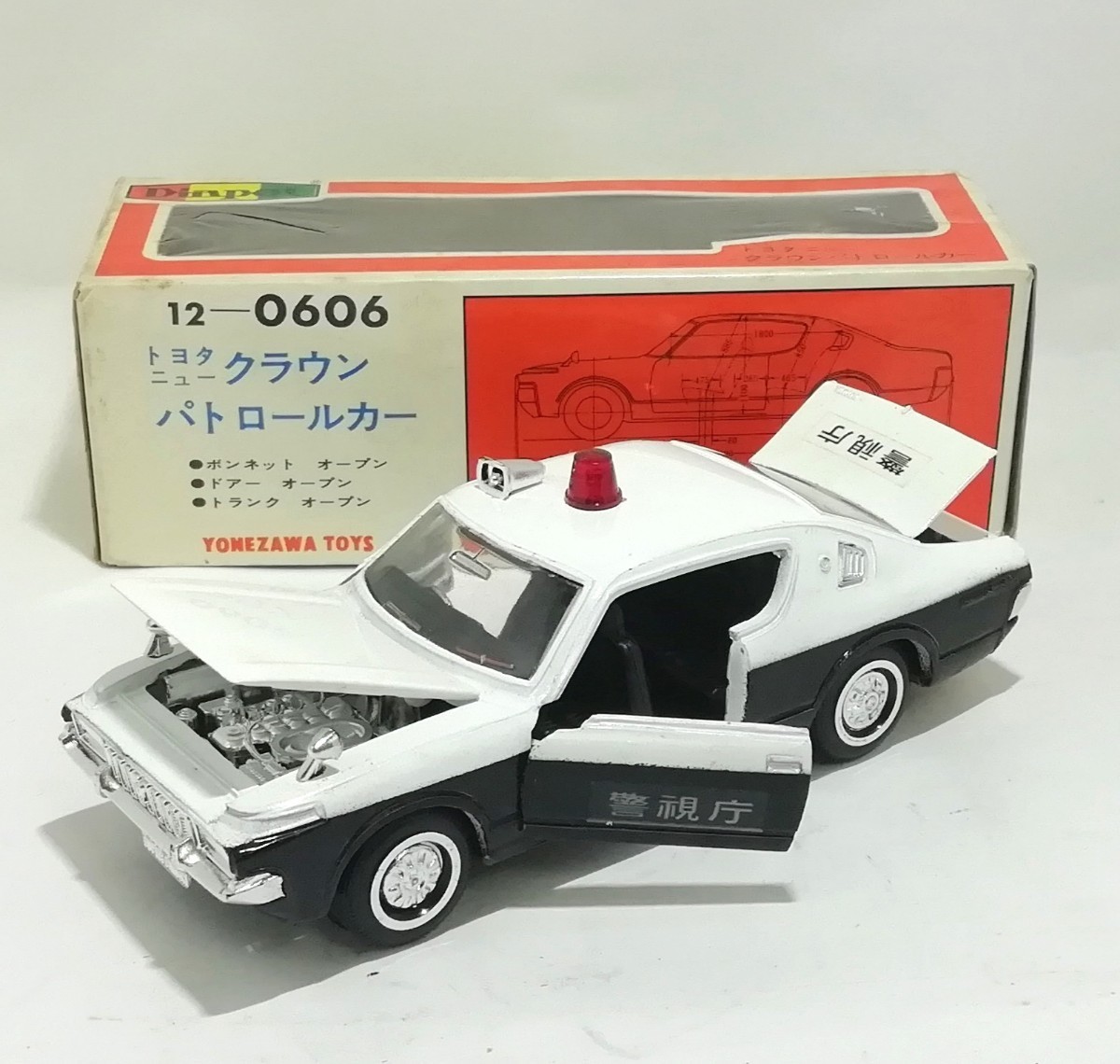 ダイヤペット 12-0606 トヨタ ニュー クラウン パトロールカー 1/30