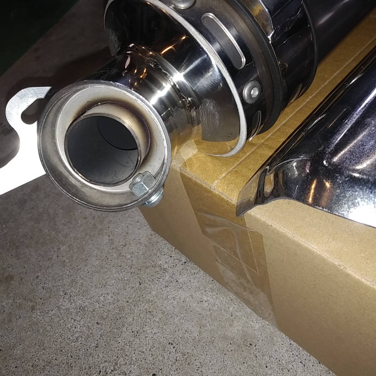 OVER Racing ステンチタン アップマフラー (SS/Ti Up-Muffler 
